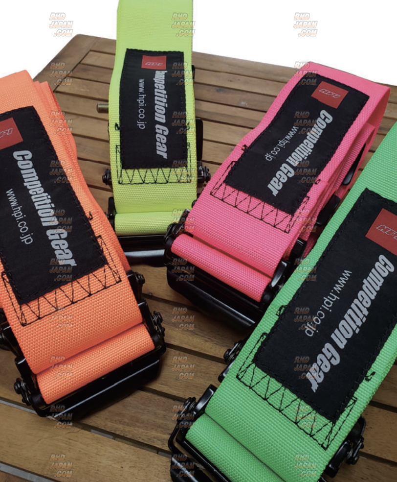 HPI 4-Point Competition Gear Racing Harness Seat Belt - Fluorescent Orange Right